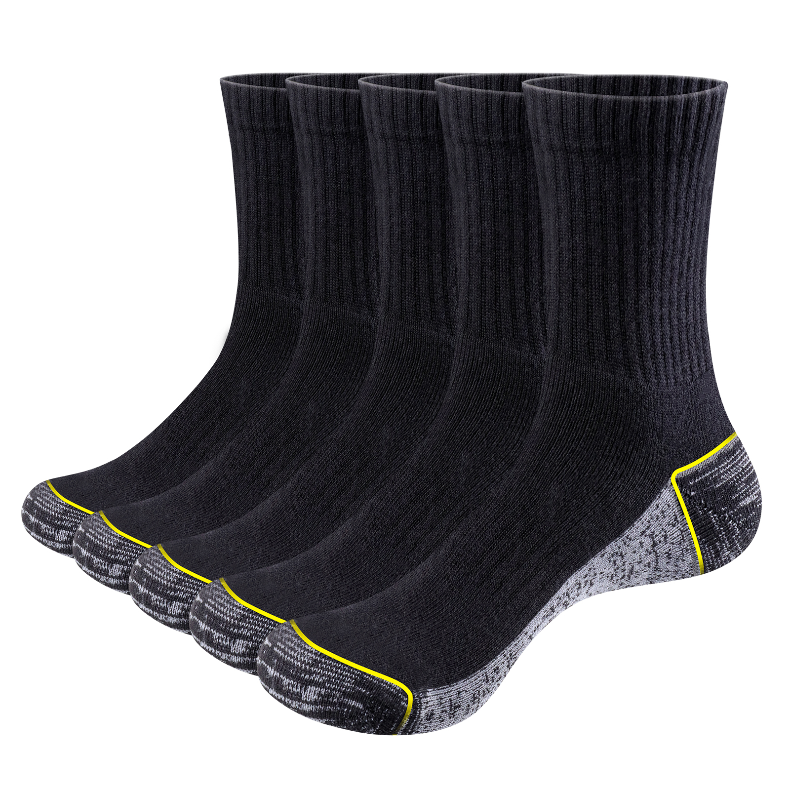 Anti Blister Sock - YUEDGE Mens Moisture Wicking Cotton Athletic