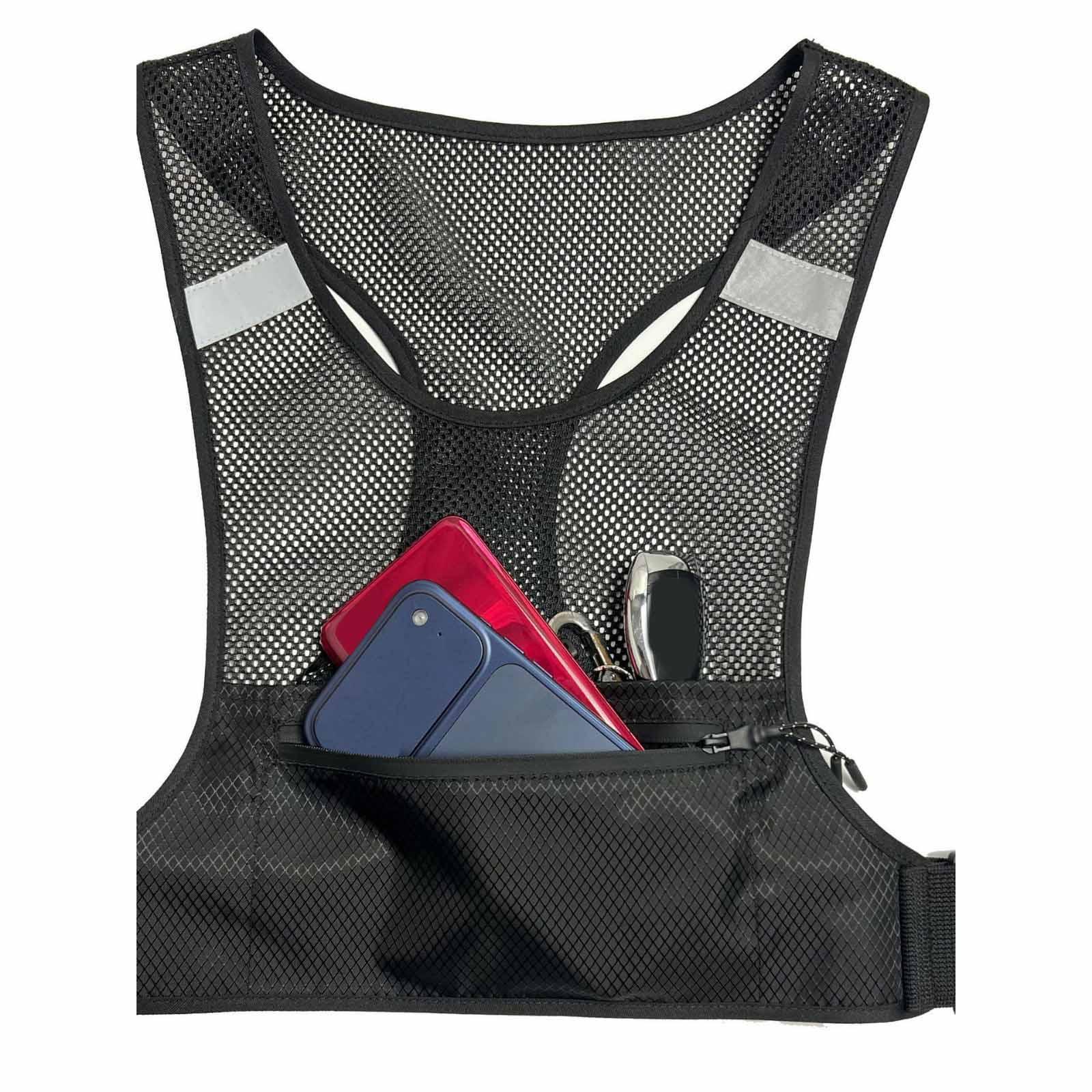 Running Visibility Gear - Lightweight Breathable Running Vest Safety Reflective