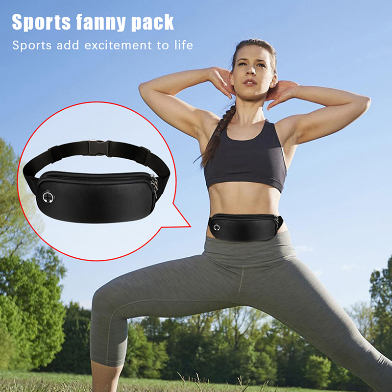 Running Zwift - Unisex Running Waist Pack Multifunctional Large-capacity