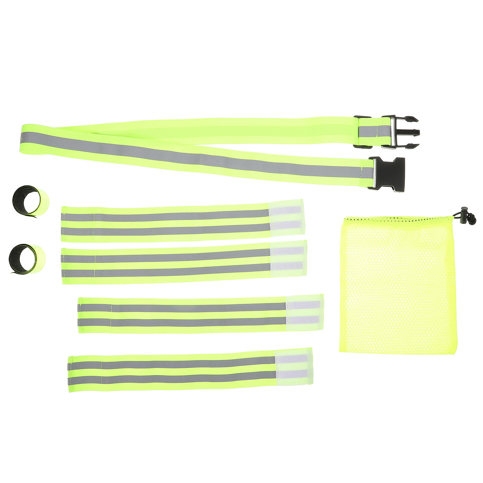 Running Visibility Gear - 1Set Reflective Running Belt Armband Wristband