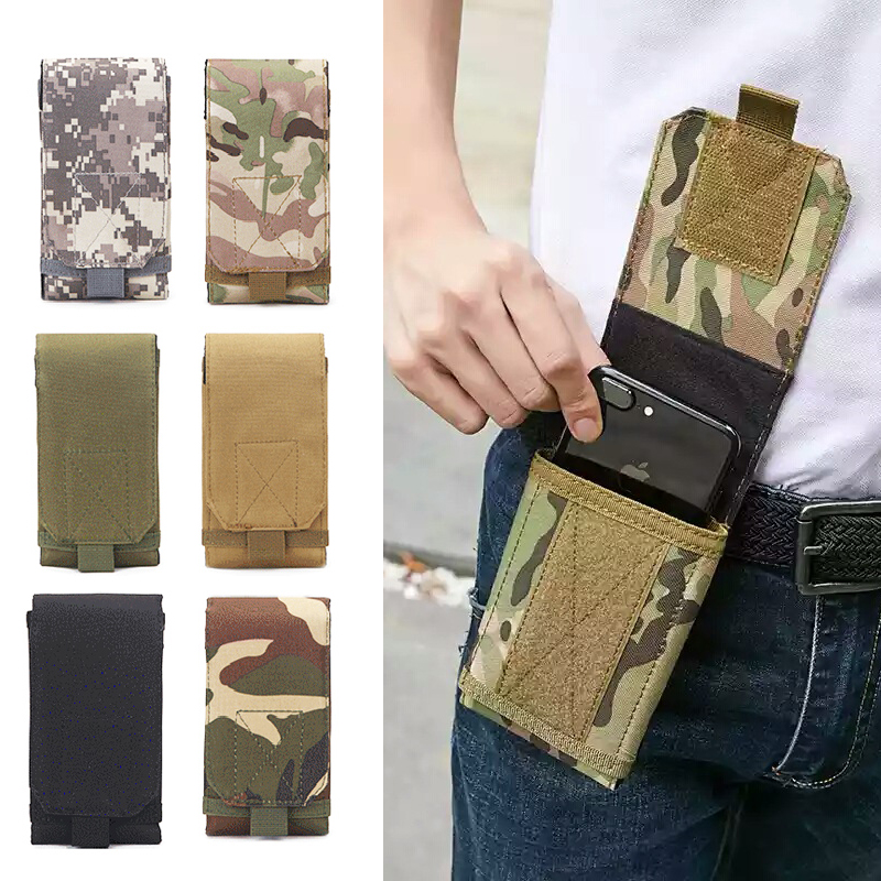 Running Zwift - 6 Inch Tactical Camo Cell Phone