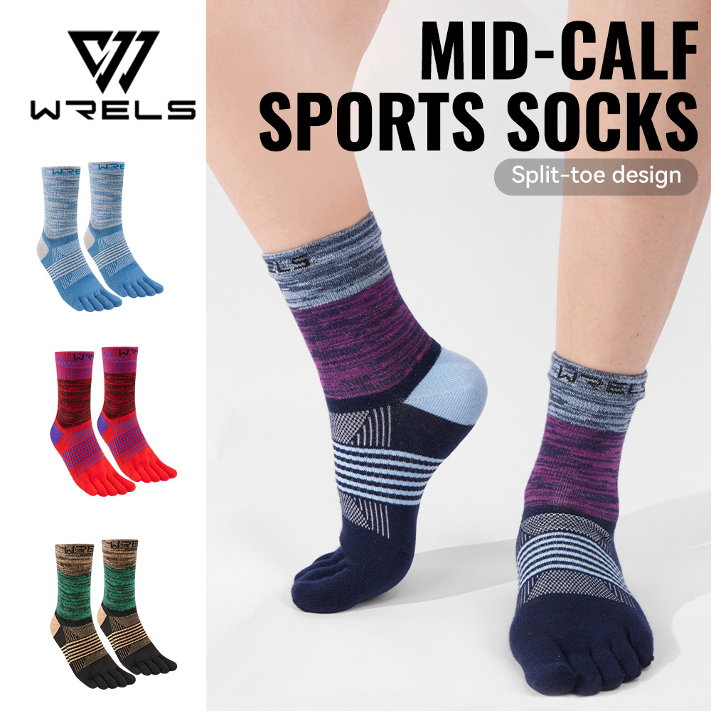 Anti Blister Sock - WRELS 1/2/3 Pair Toe Socks Athletic