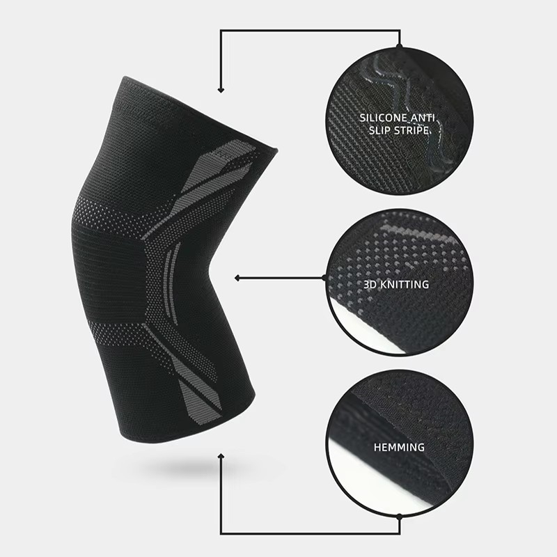 1Pc Knitted Nylon Sports Knee  - Running Gear In The Cold ulasan dan harga