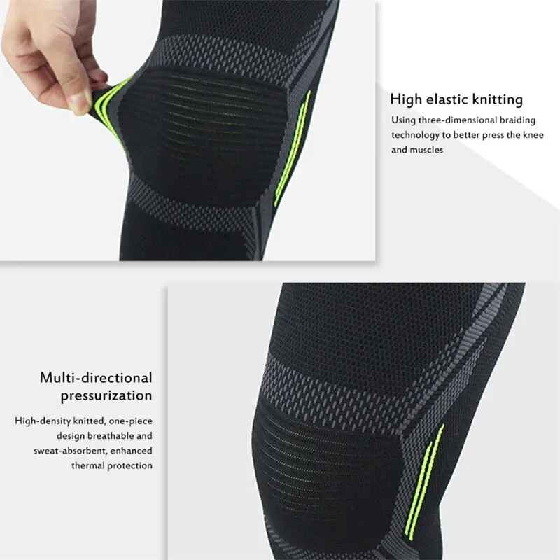 Single Knee Pad Knitted Nylon  - Running Gear In The Cold ulasan dan harga