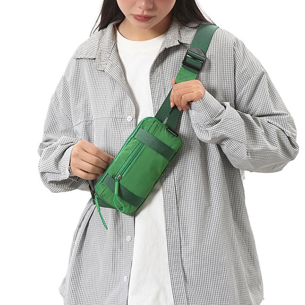 Chest Bag Pure Color Nylon Lig - Running Zwift ulasan dan harga