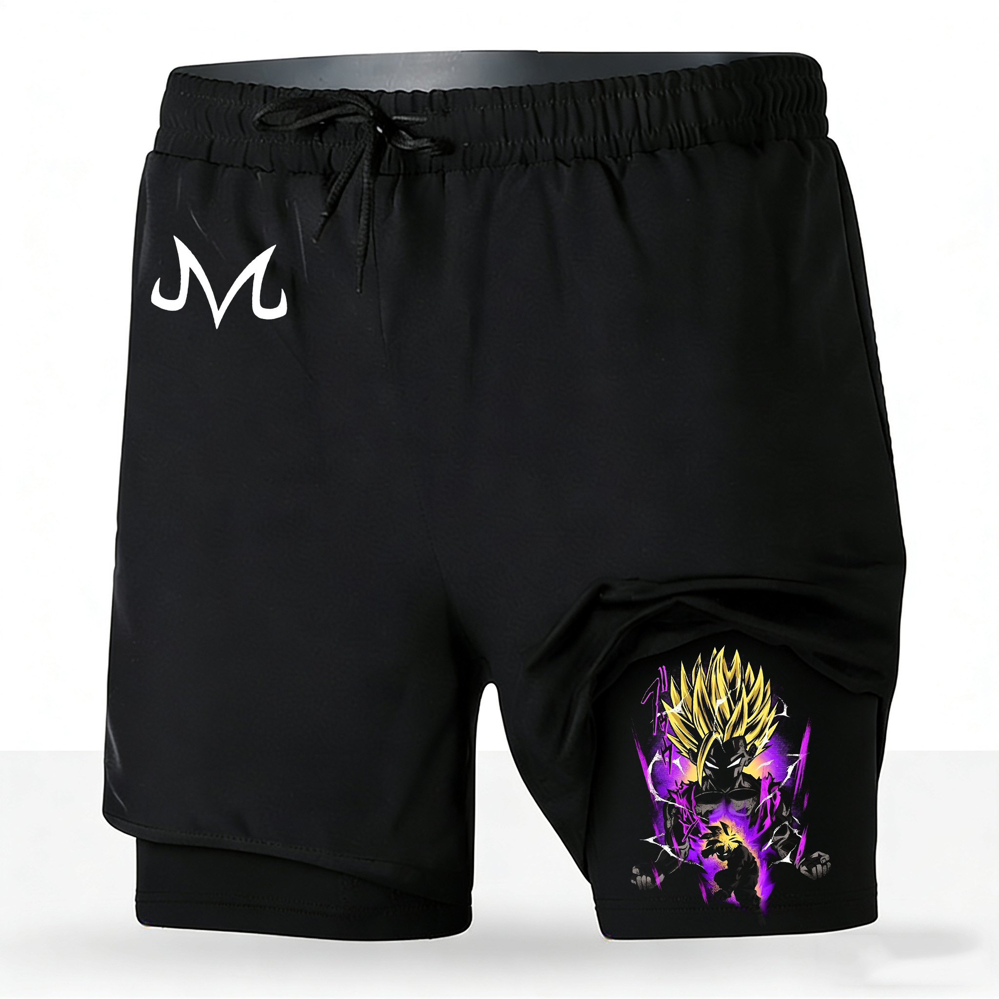 Men's 2 in 1 Double Layer Quic - Running Gear In Japan ulasan dan harga