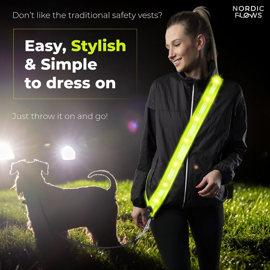 Rechargeable LED Lights Safety - Running Gear In The Dark ulasan dan harga