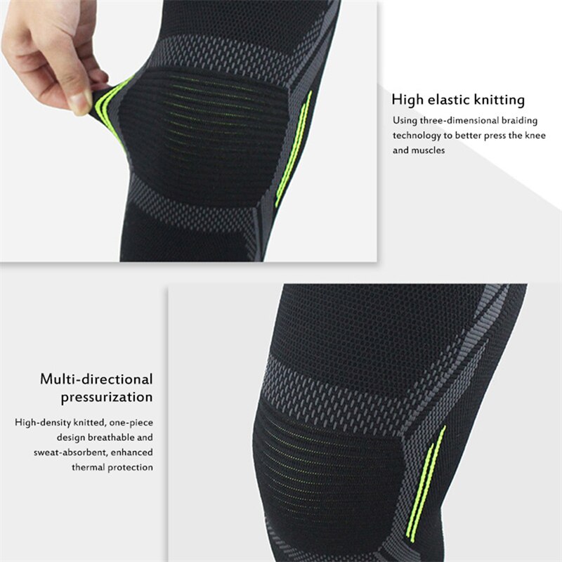 Single Knee Pad Knitted Nylon  - Running Gear In The Cold ulasan dan harga