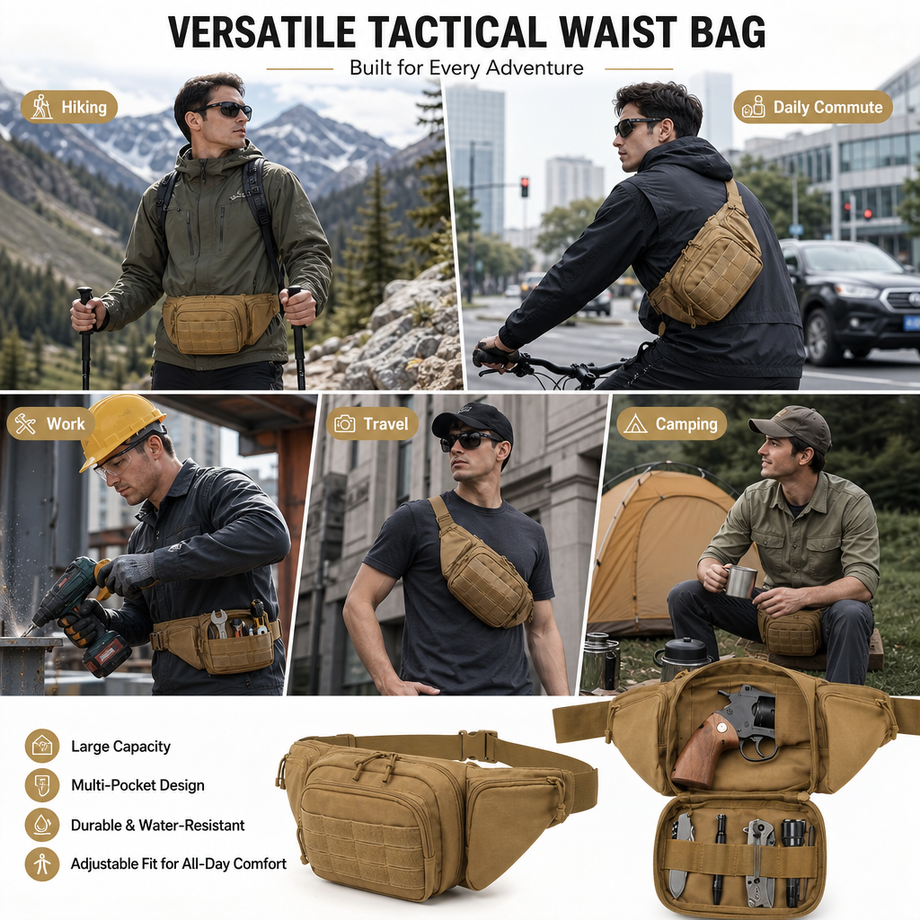Tactical Waist Pack Outdoor Hi - Running Zwift ulasan dan harga
