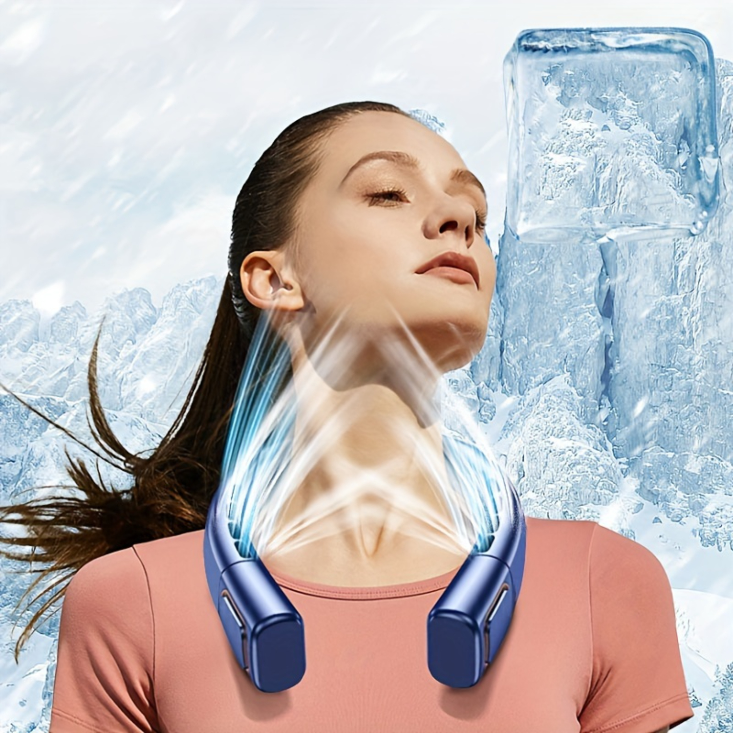 1pc, USB Hanging Neck Fan, Por - Running Gear In The Cold ulasan dan harga