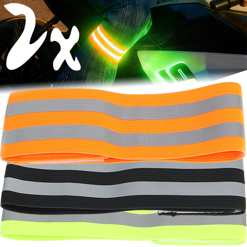 Reflective Bands Arm Wrist Leg - Running Visibility Gear ulasan dan harga