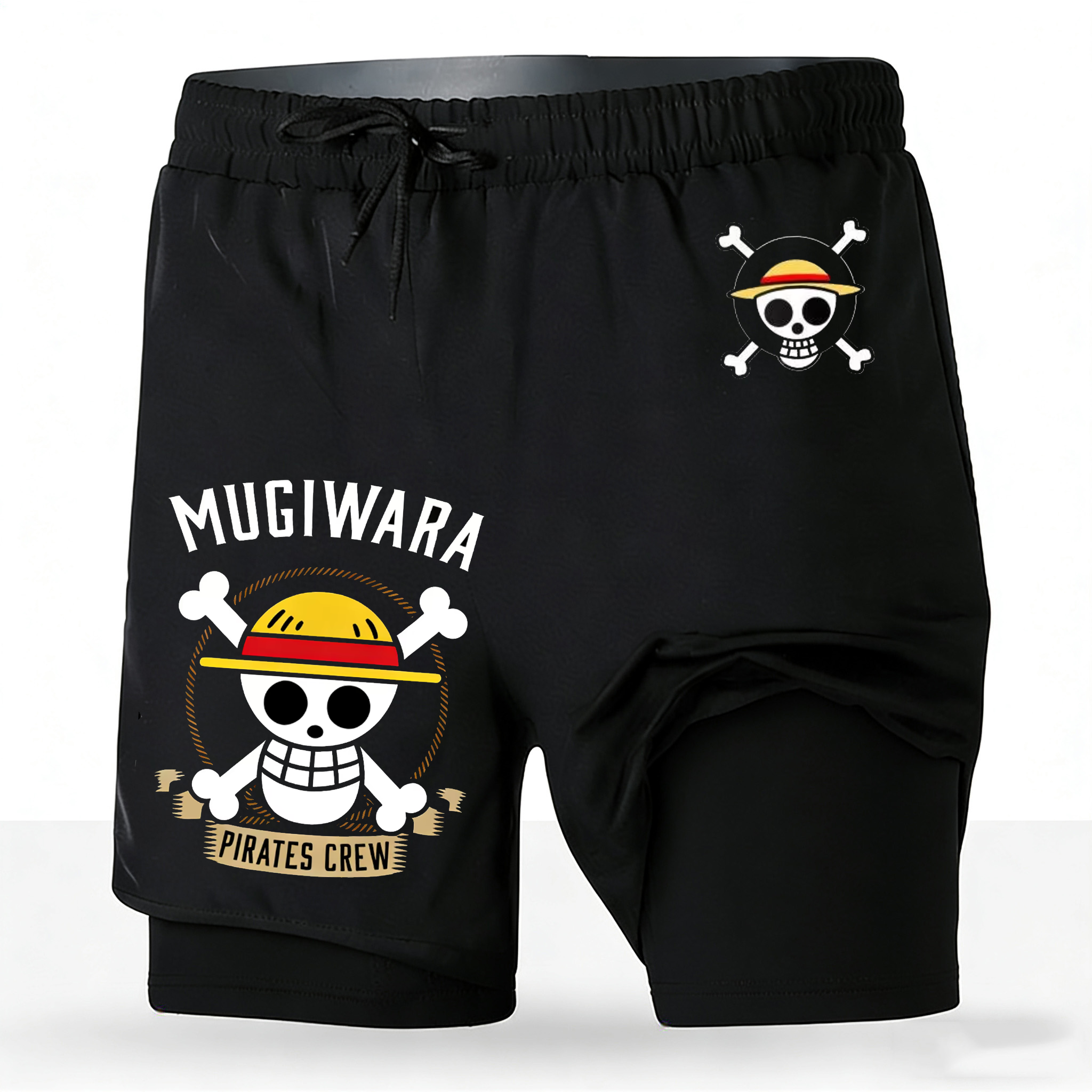Men's One Piece Anime 2-in-1 R - Running Gear In Japan ulasan dan harga