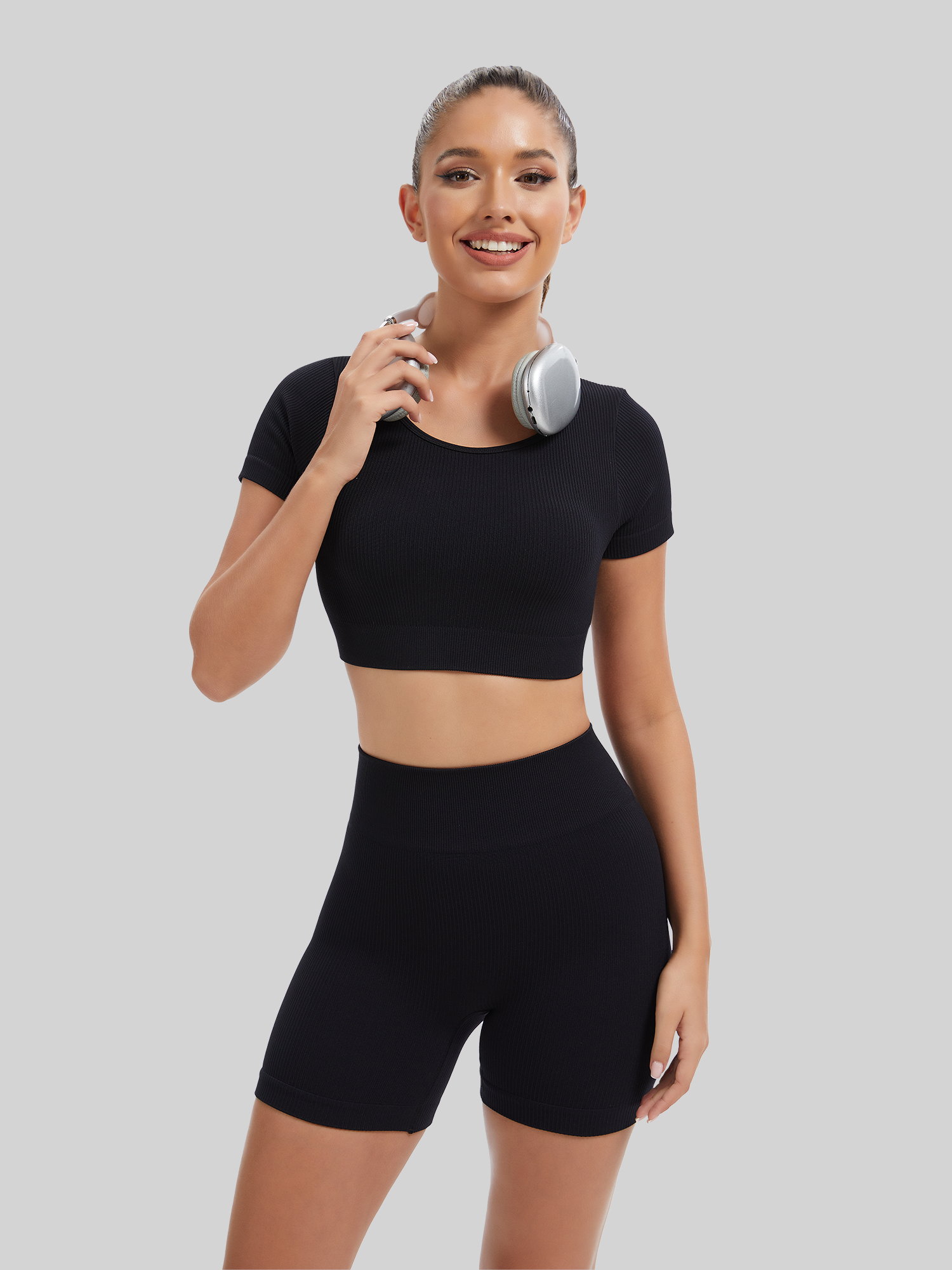 Yoga Set Sports Bra Outfit, Ti - Running Gear Outfit ulasan dan harga