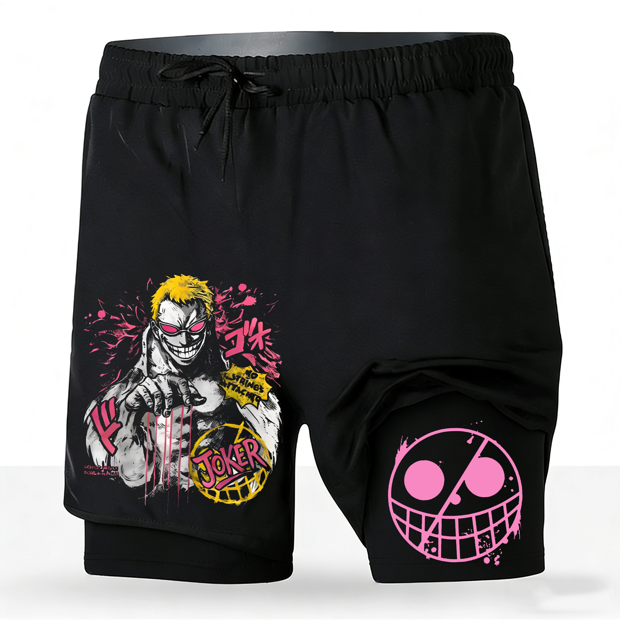 Men's One Piece Anime 2-in-1 R - Running Gear In Japan ulasan dan harga