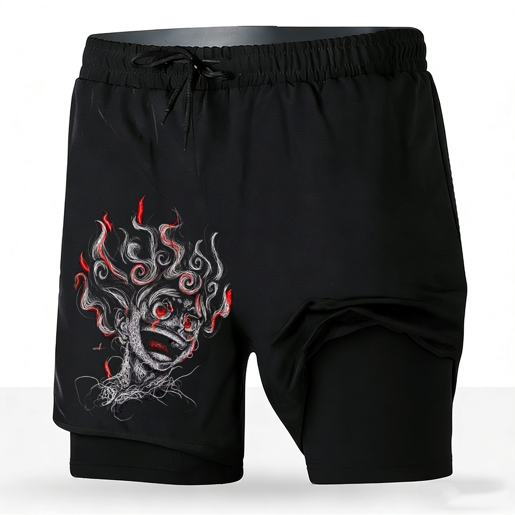 Men's One Piece Anime 2-in-1 R - Running Gear In Japan ulasan dan harga