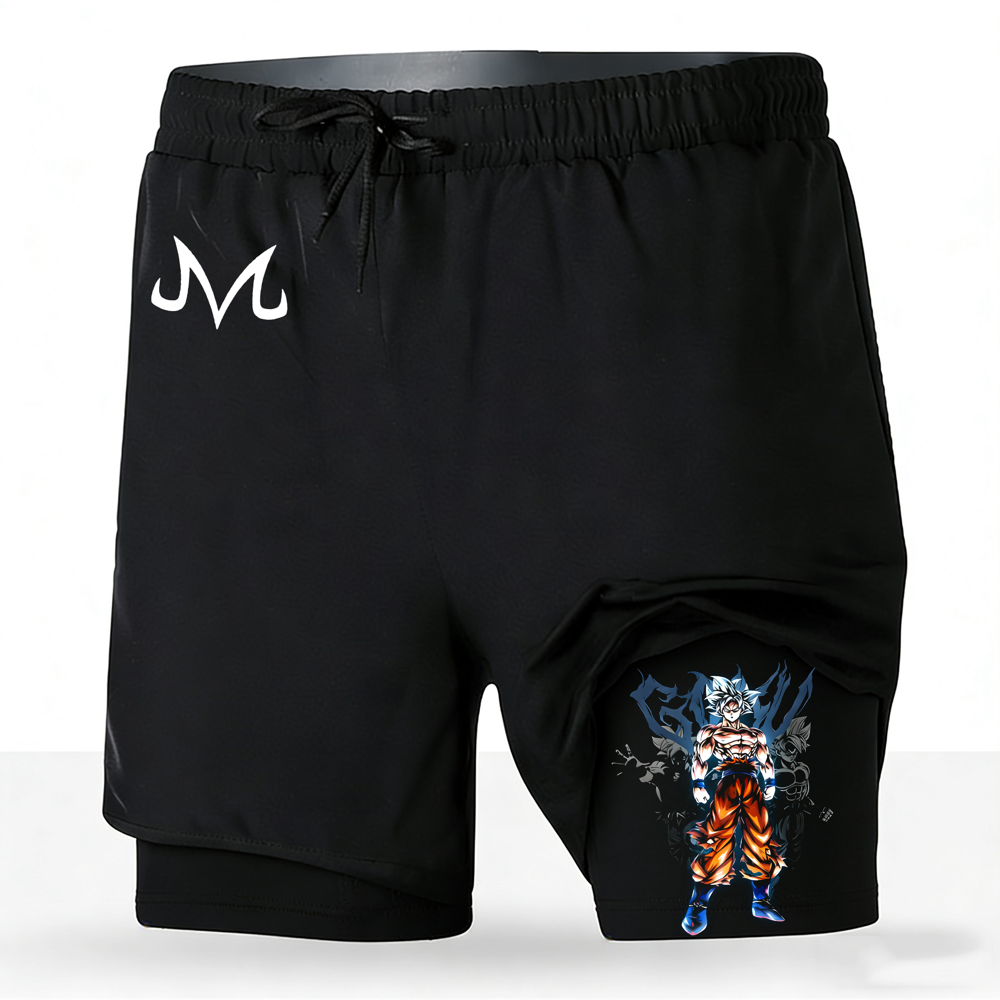 Men's 2 in 1 Double Layer Quic - Running Gear In Japan ulasan dan harga