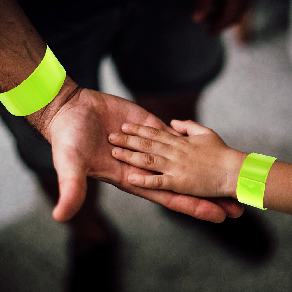 12Pcs Reflective Slap Bracelet - Running Visibility Gear ulasan dan harga