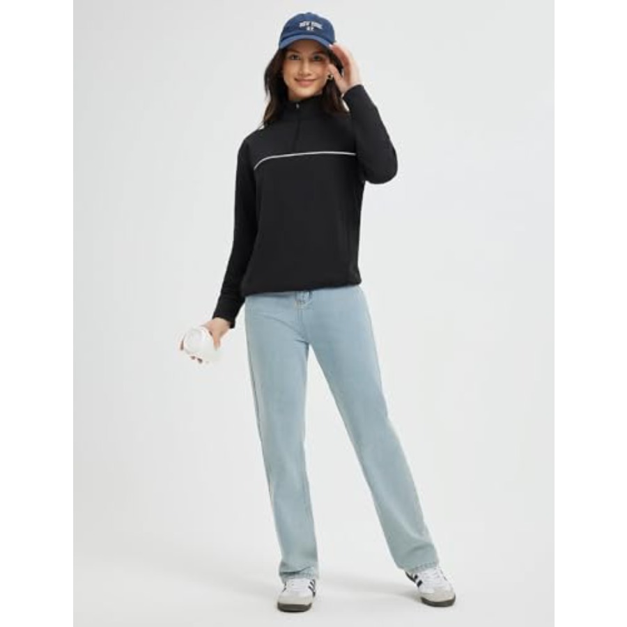 baleaf Women's Fleece Golf Pul - Running Gear In The Cold ulasan dan harga