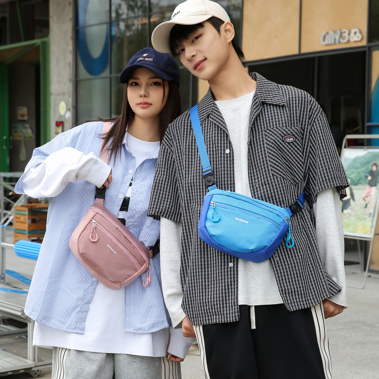 Waist Bag Unisex Nylon Large C - Running Zwift ulasan dan harga