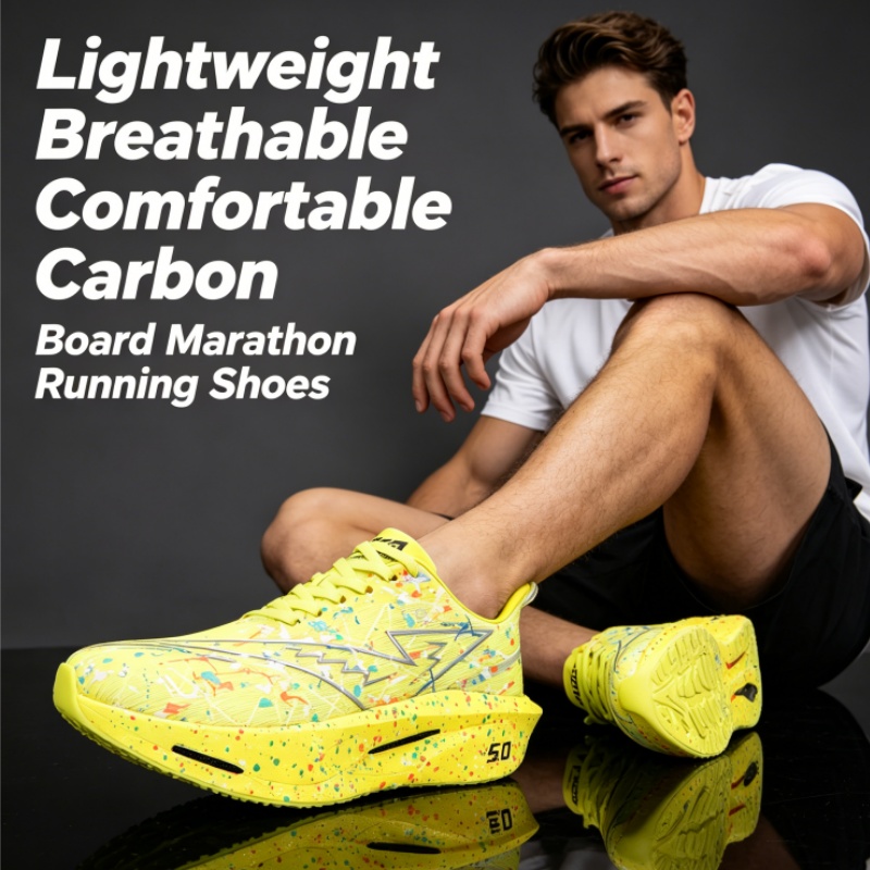 Running Shoes Men Marathon Spo - Running Shoe Carbon ulasan dan harga