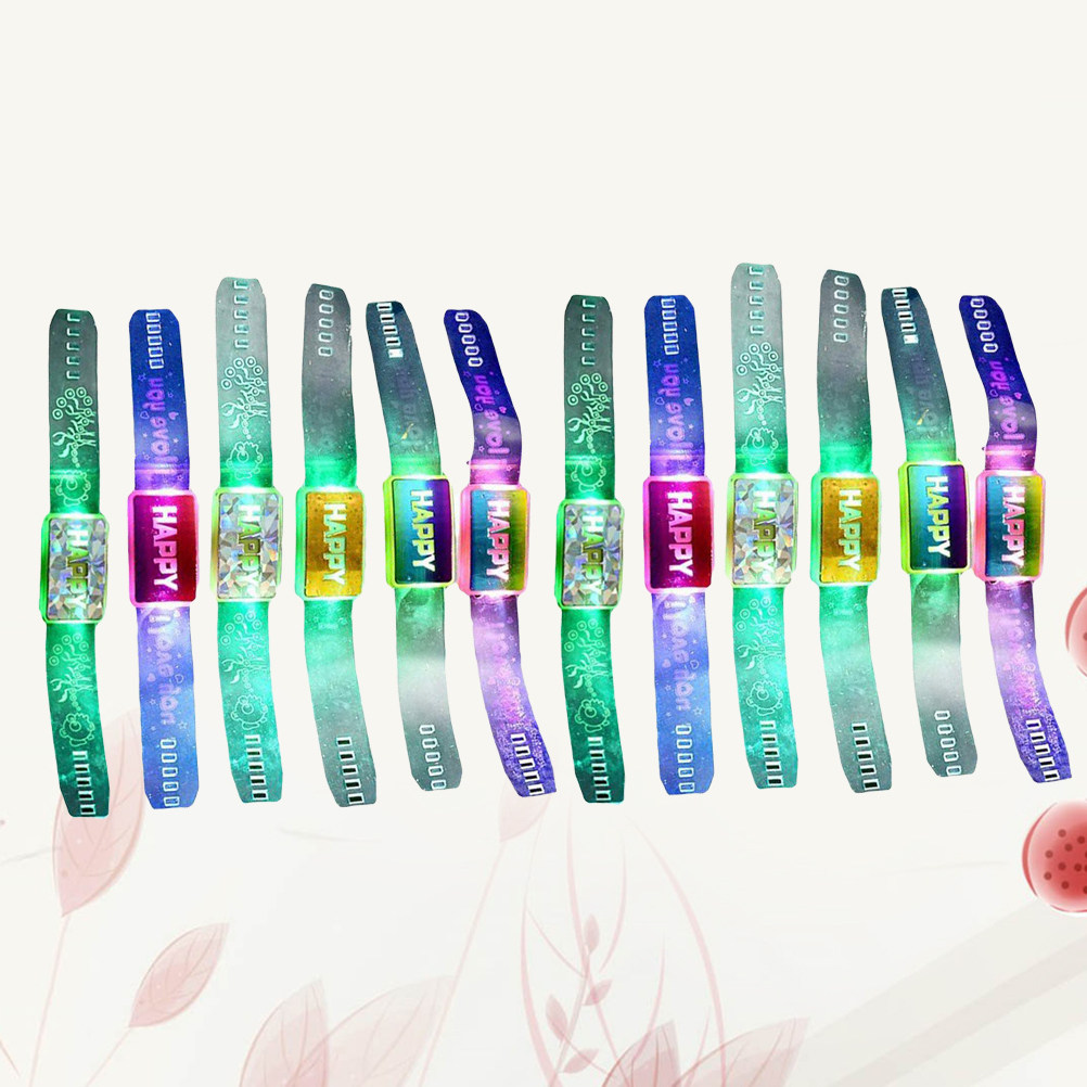 12Pcs Flashing Luminous Bracel - Running Gear In The Dark ulasan dan harga