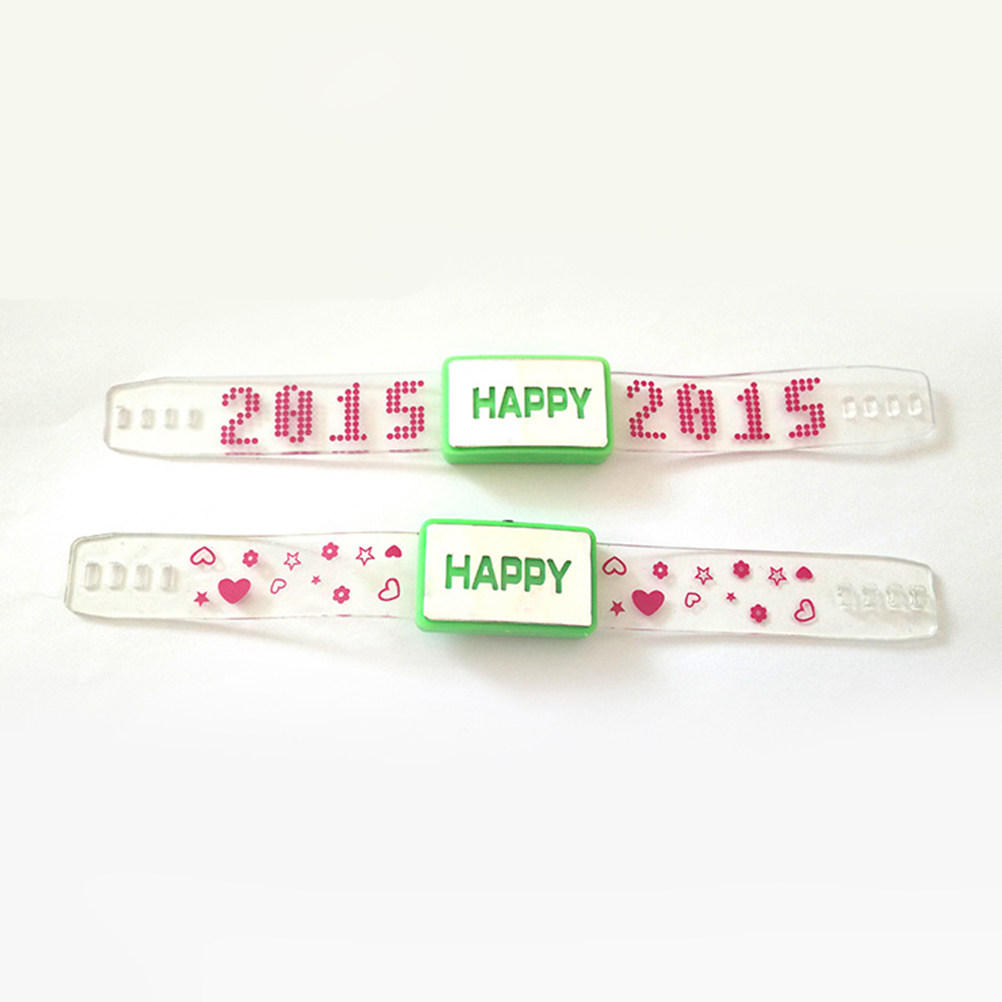 12Pcs Flashing Luminous Bracel - Running Gear In The Dark ulasan dan harga