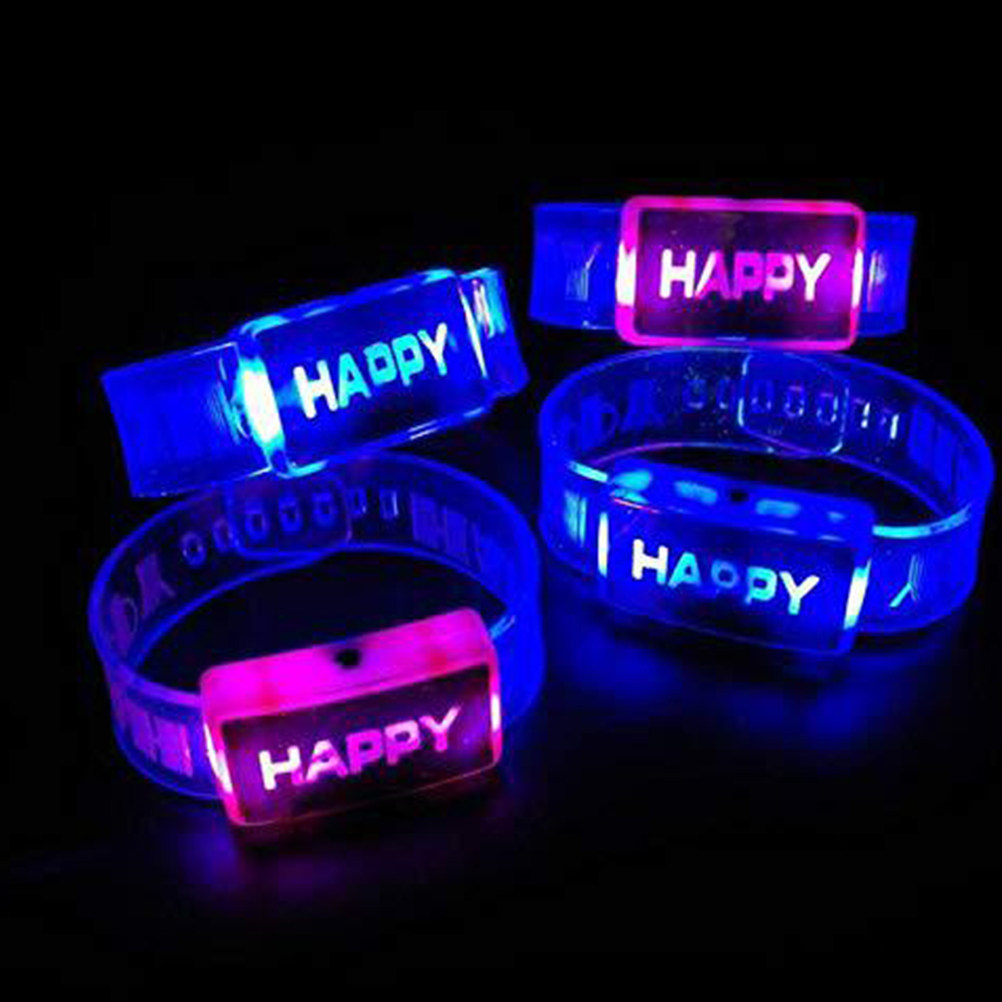 12Pcs Flashing Luminous Bracel - Running Gear In The Dark ulasan dan harga