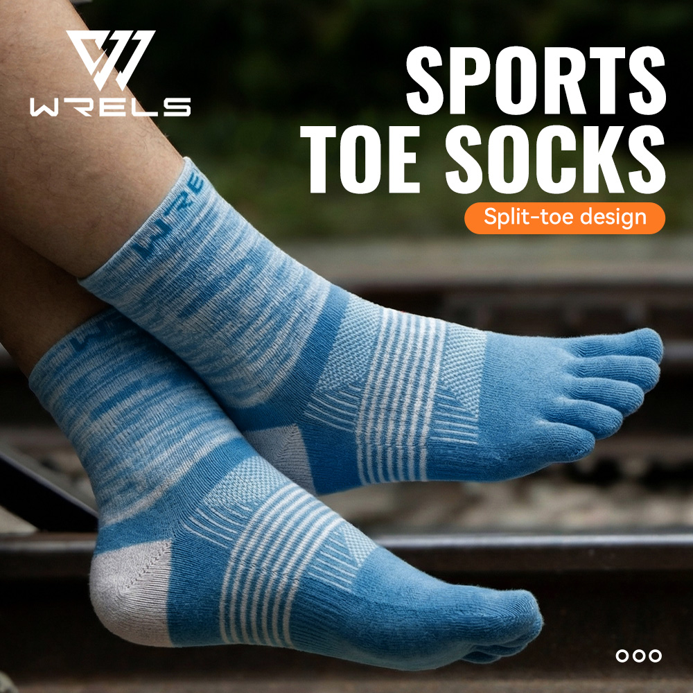 WRELS 1/2/3 Pair Toe Socks Ath - Anti Blister Sock ulasan dan harga