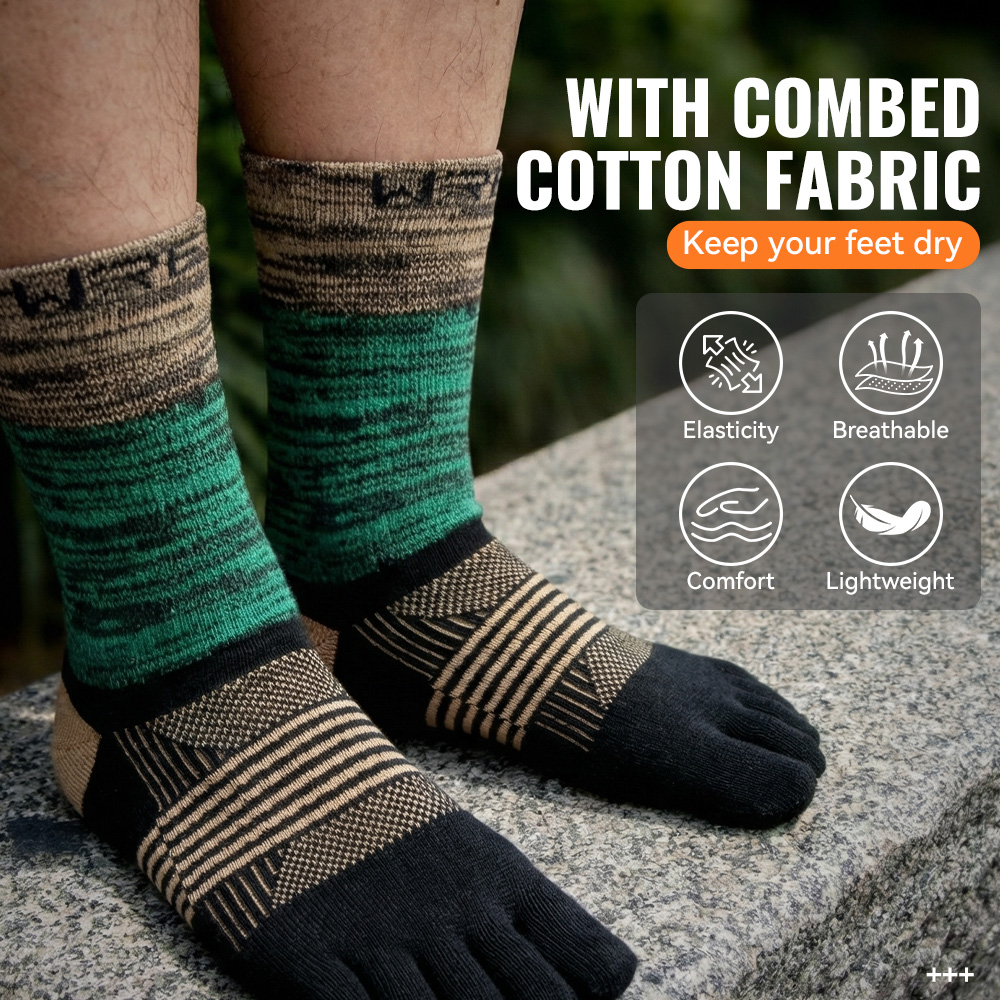 WRELS 1/2/3 Pair Toe Socks Ath - Anti Blister Sock ulasan dan harga