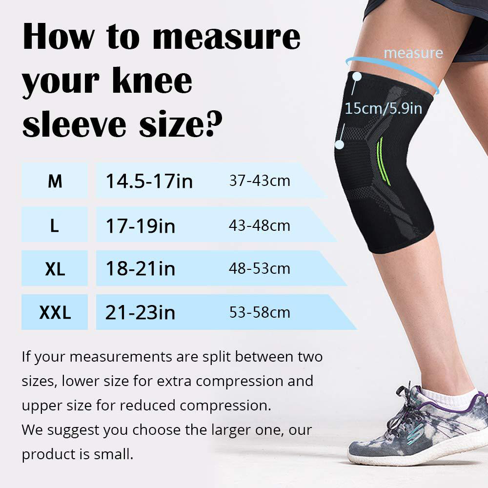 Single Knee Pad Knitted Nylon  - Running Gear In The Cold ulasan dan harga