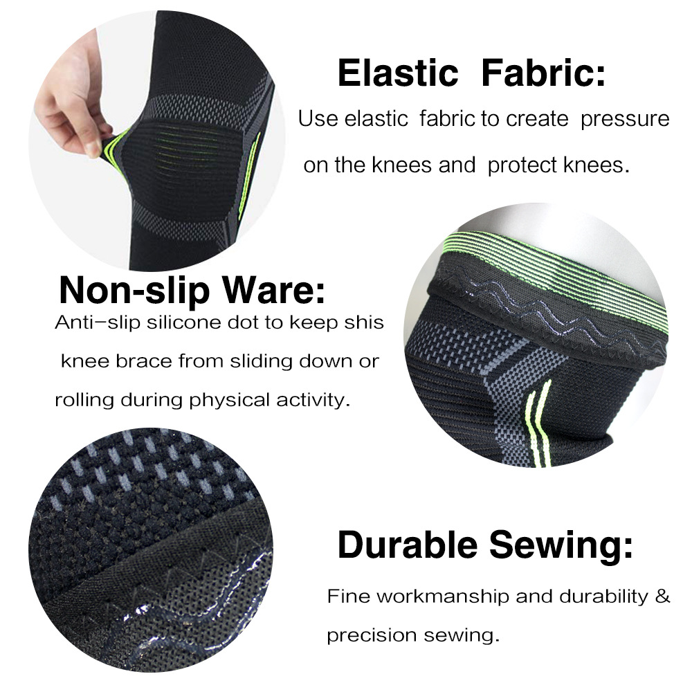 Single Knee Pad Knitted Nylon  - Running Gear In The Cold ulasan dan harga