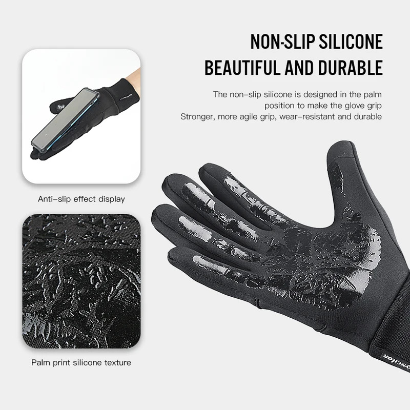 Winter Cycling Gloves for Men  - Running Gear In The Cold ulasan dan harga