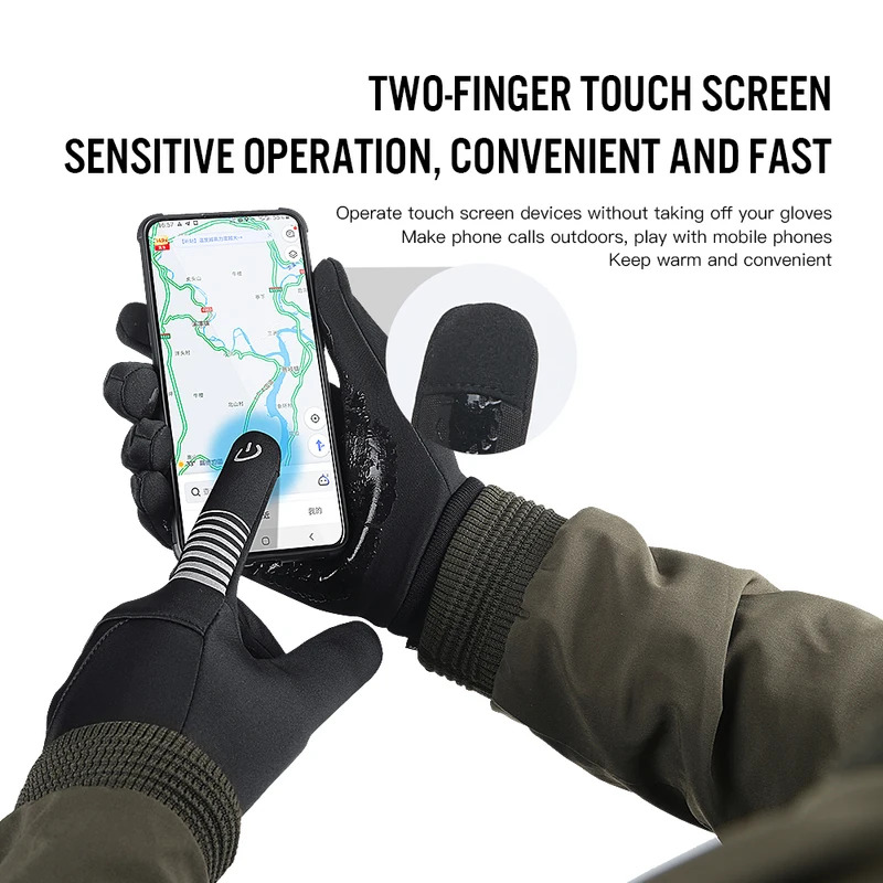 Winter Cycling Gloves for Men  - Running Gear In The Cold ulasan dan harga