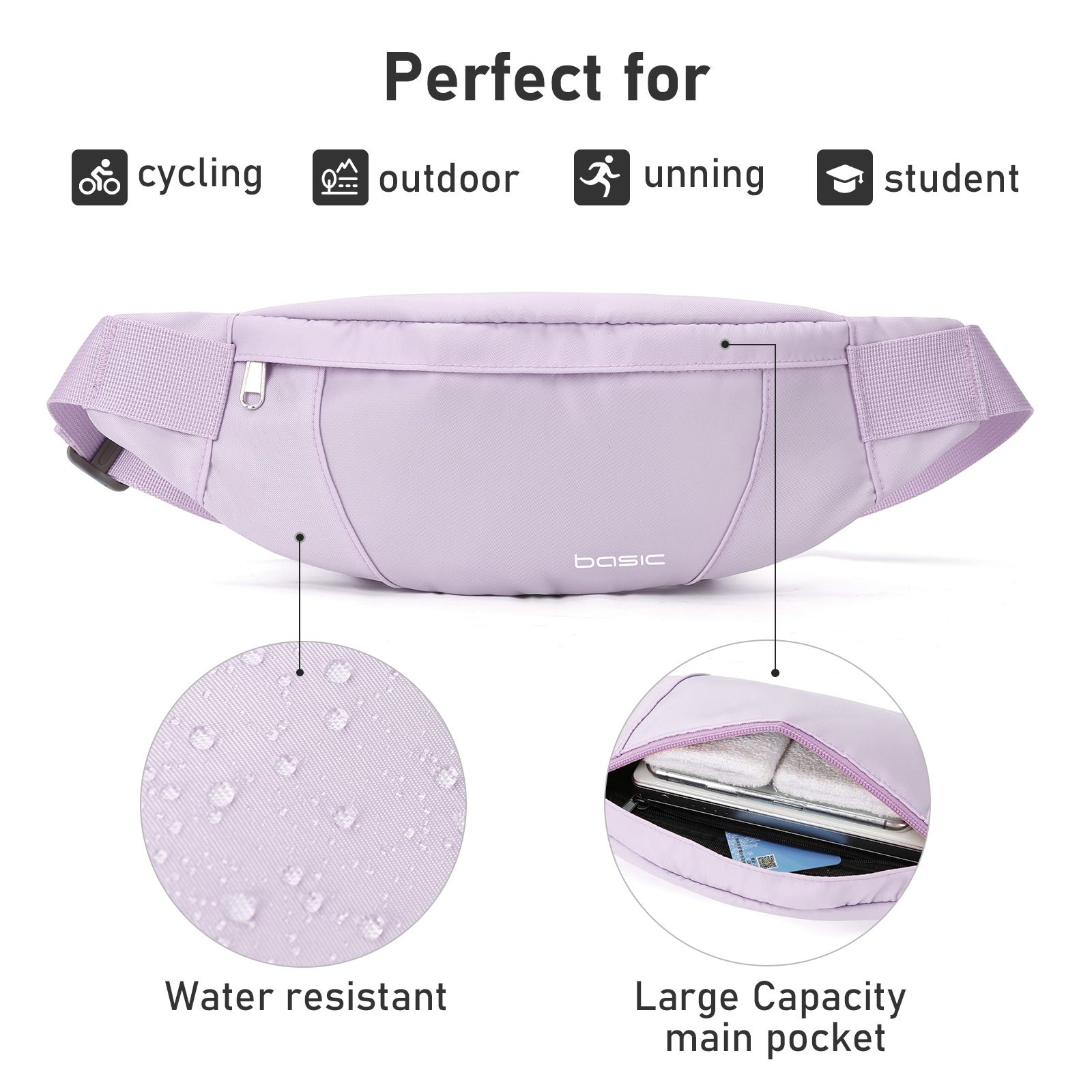 Fashion Running Waist Bag Wate - Running Zwift ulasan dan harga