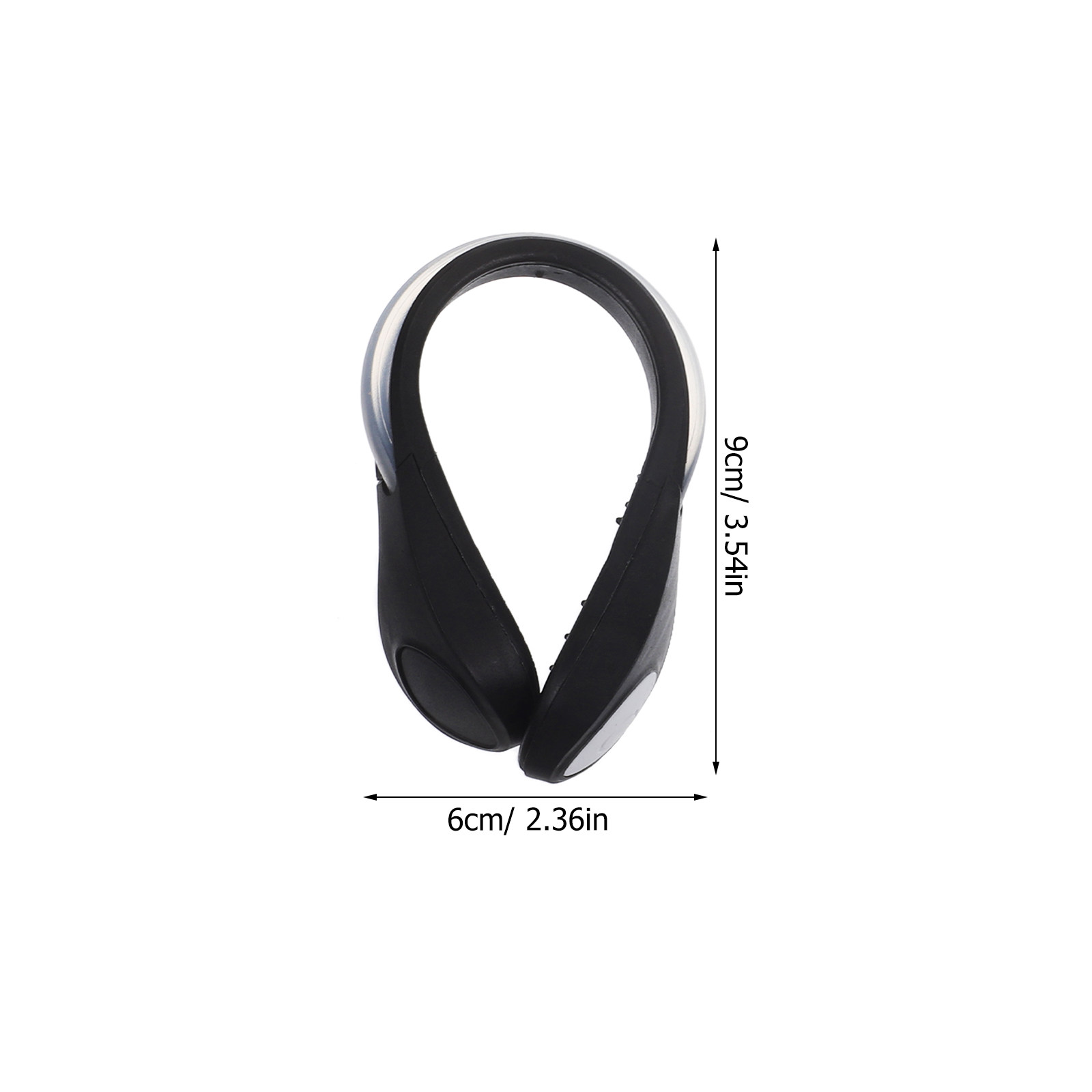 6Pcs LED Shoe Clip Lights Gear - Running Visibility Gear ulasan dan harga