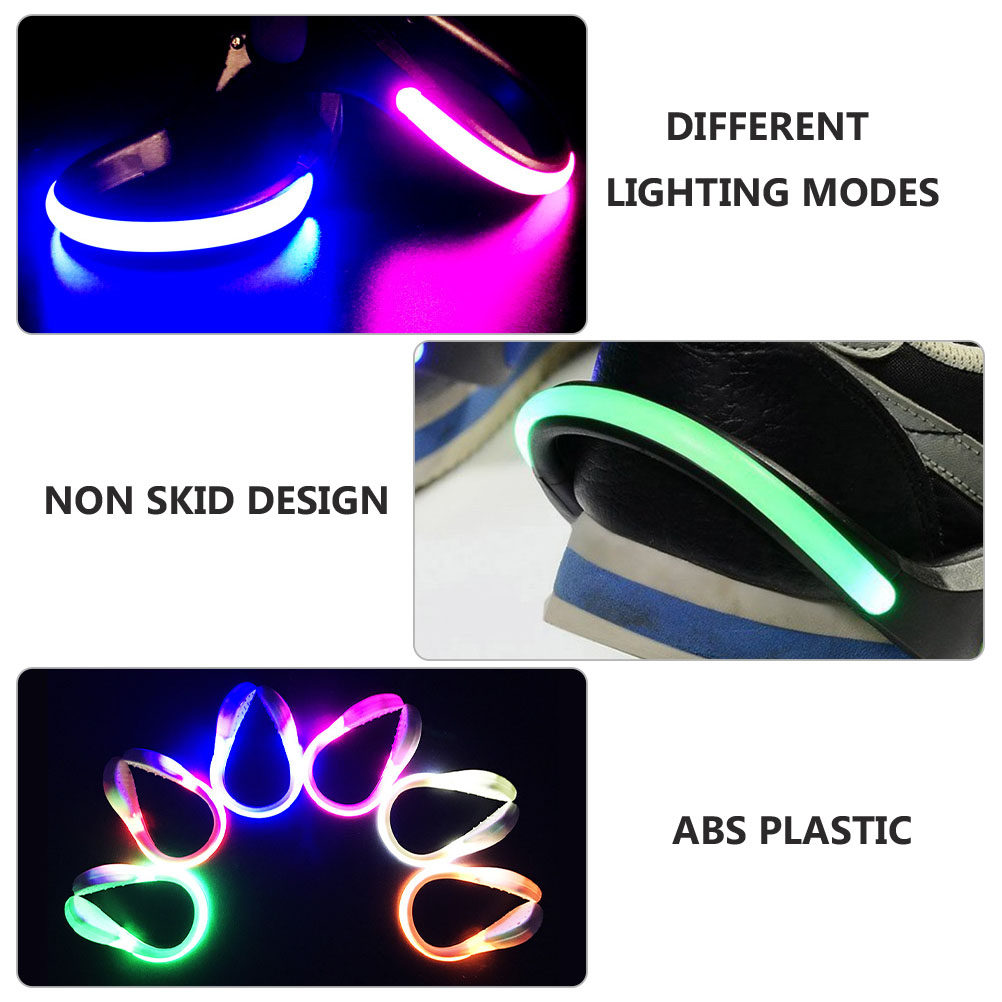 6Pcs LED Shoe Clip Lights Gear - Running Visibility Gear ulasan dan harga