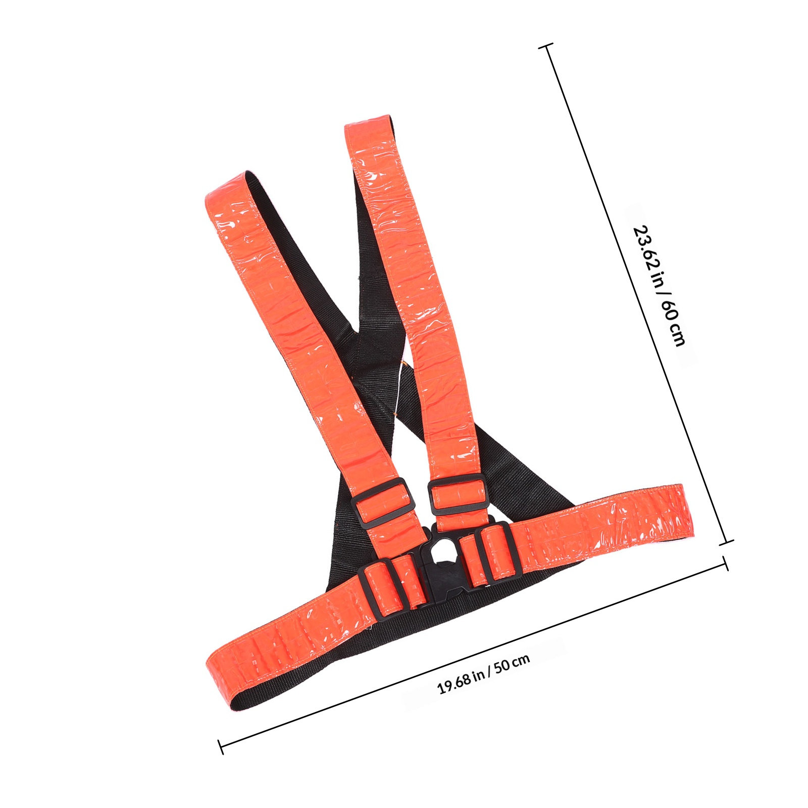 Reflective Vest Orange High Vi - Running Visibility Gear ulasan dan harga
