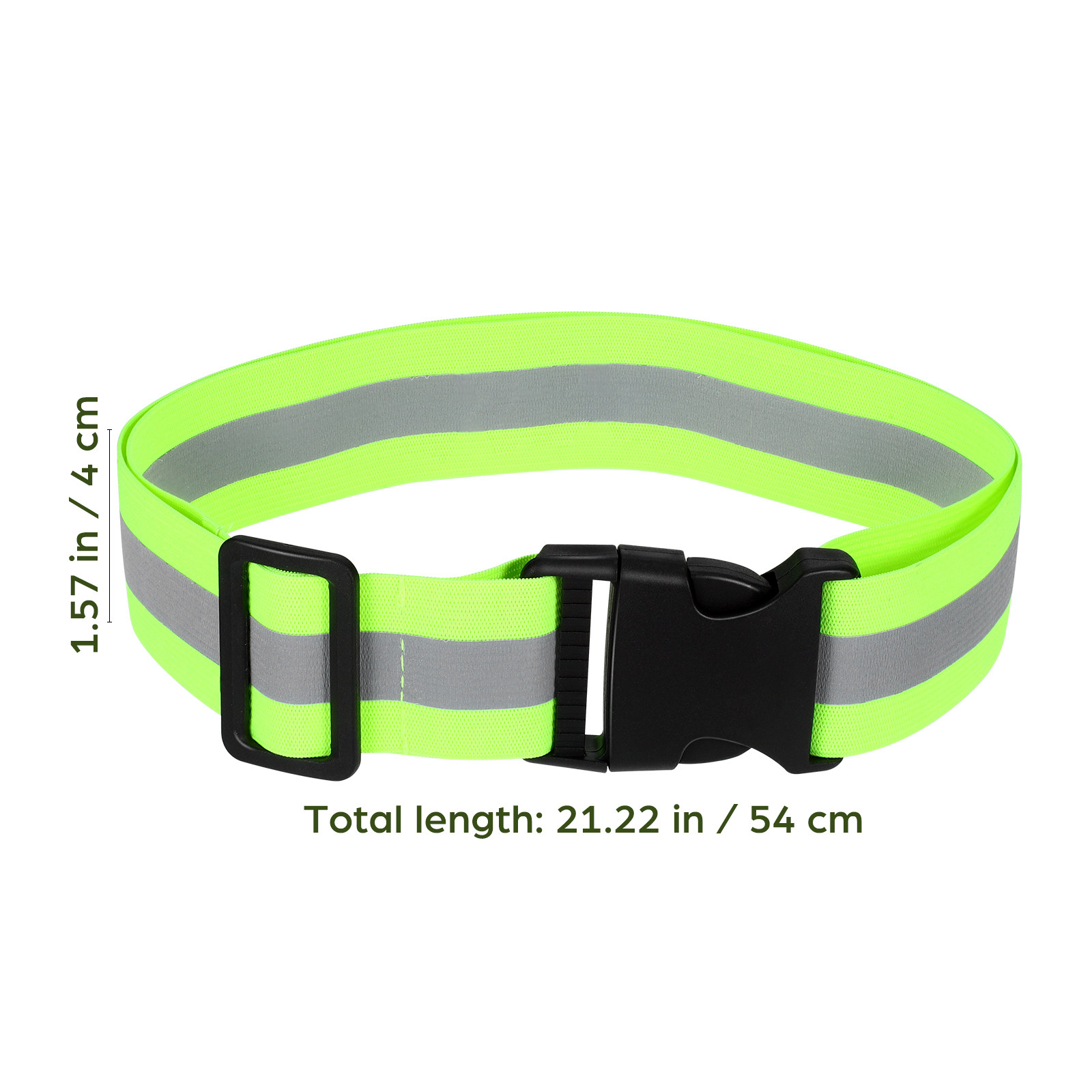 Fluorescent Green Reflective B - Running Visibility Gear ulasan dan harga